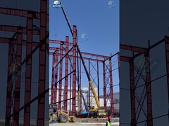 ইস্পাত বিল্ডিং সরবরাহকারী মেটাল ফ্রেম সিস্টেম প্রিফ্যাব স্টিল স্ট্রাকচার গুদাম